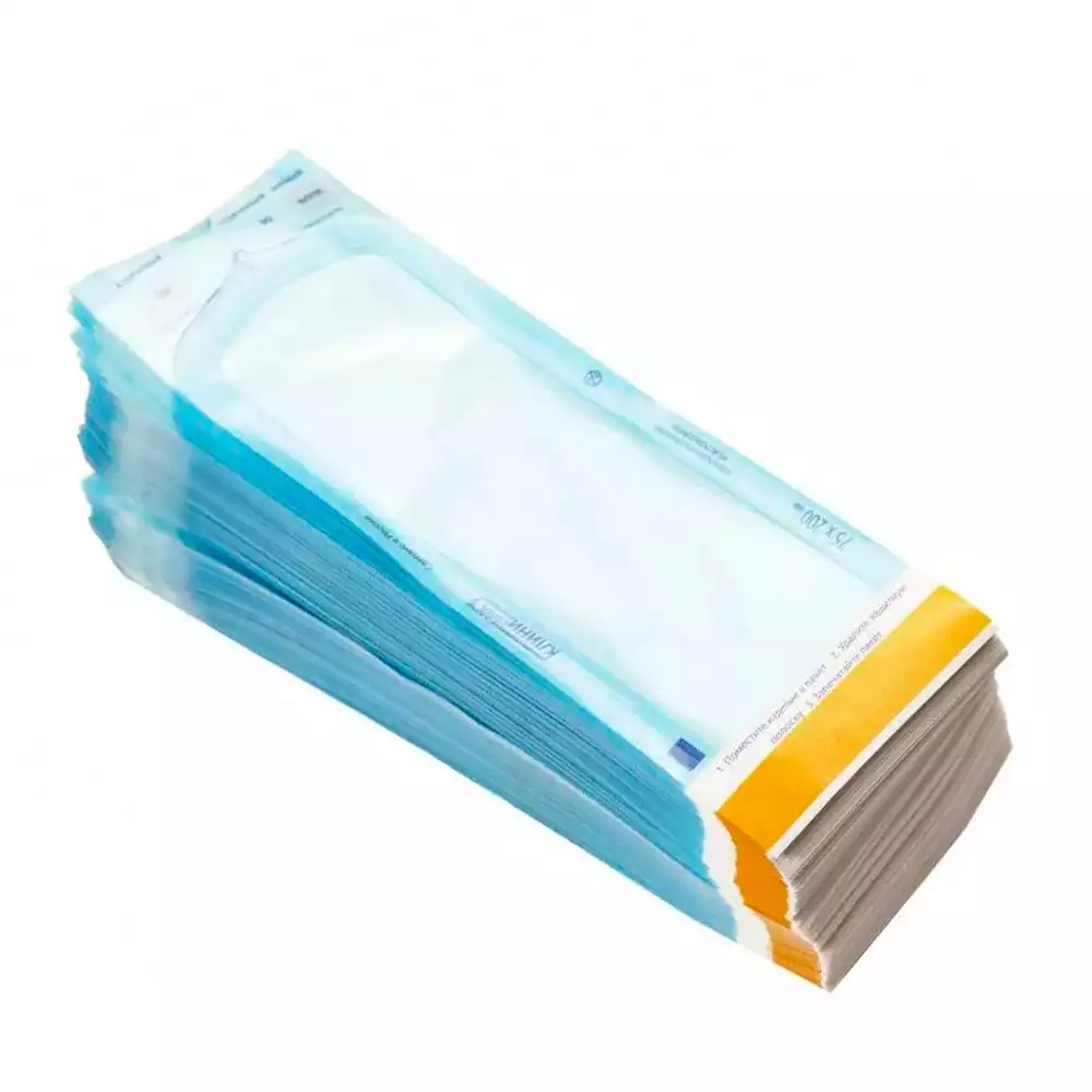 Пакет Клинипак, размер 75*200мм, комбинированный, самозапечатывающийся, упаковка 200шт