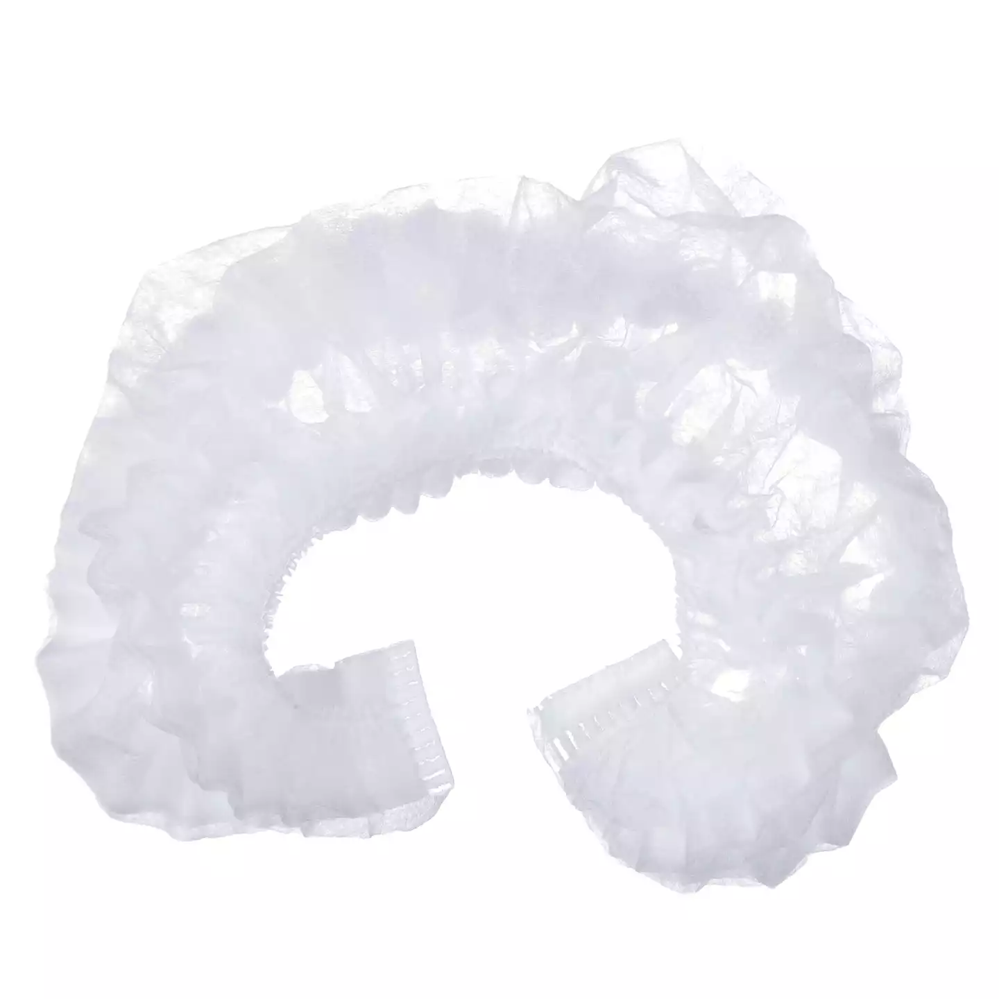 Шапочка Шарлотта (клип), материал спанбонд 14г/м2, нестерильная, цвет белый