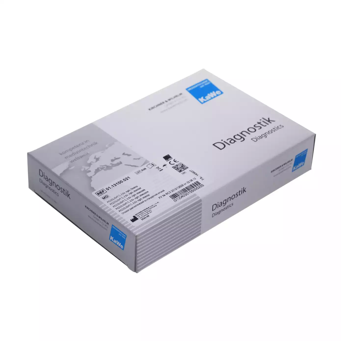 Отоскоп KAWE диагностический со стандартной оптикой, с принадлежностями (01.13100.021) корпус черный