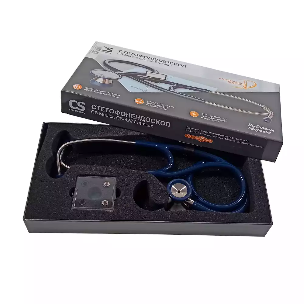 Стетофонендоскоп CS Medica CS-422 Premium (синий)