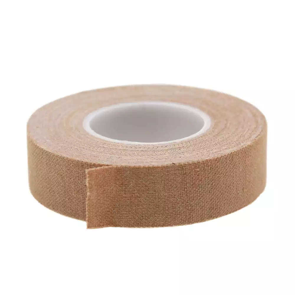 Лейкопластырь LEIKO, на тканевой хлопковой основе, фиксирующий, размер 1,25см*500см, гипоаллергенный, ТЕЛЕСНЫЙ, катушка в картонной коробке