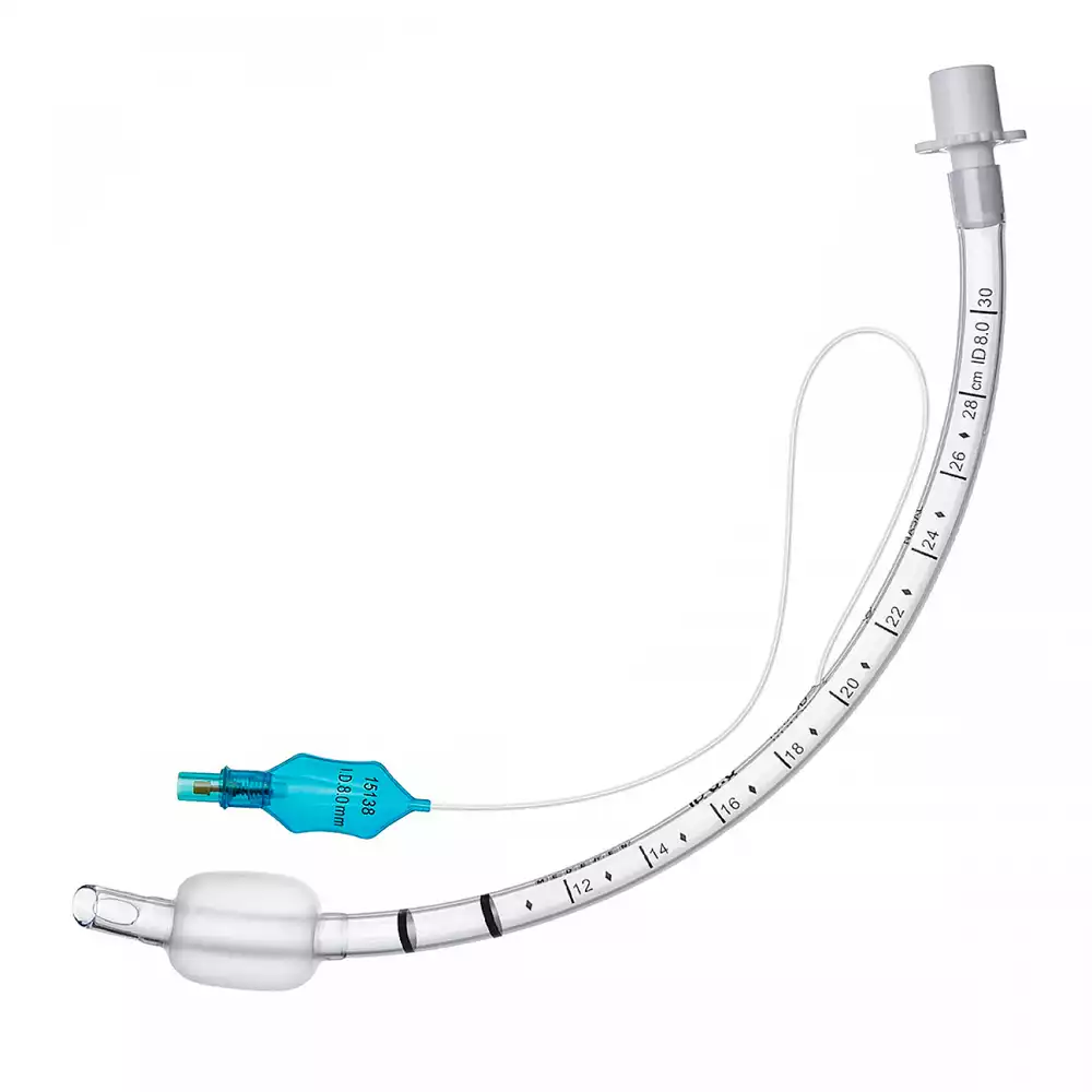 Трубка эндотрахеальная №8,5 с манжетой объемом 9мл, диаметр 8,5/1105мм, длина 320мм, стерильная