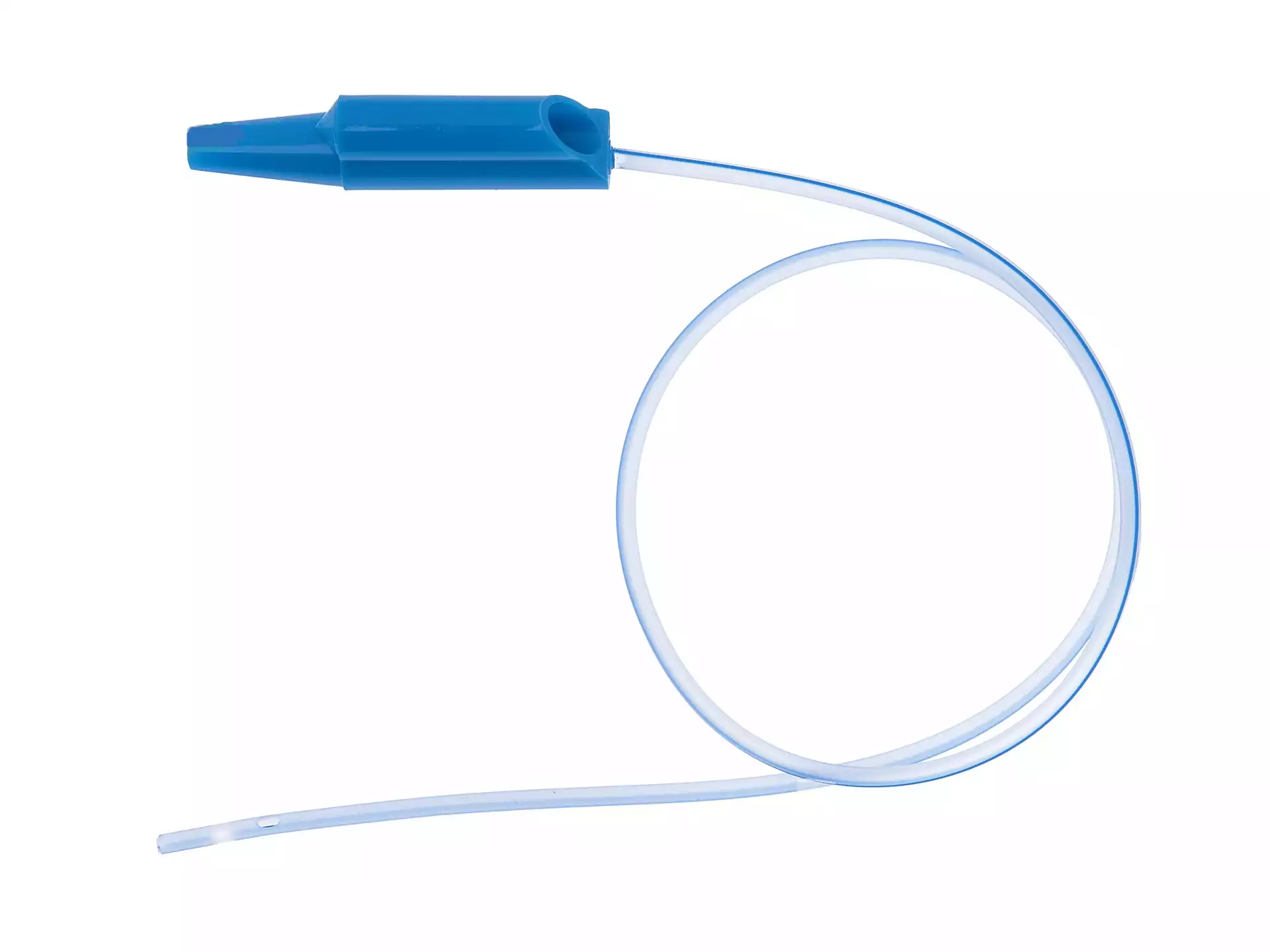 Катетер (зонд) аспирационный INEKTA с рентгеноконтрастной полосой Вакон CH-08, диаметр 1,7/2,7 мм, длина 50 см, цвет синий, стерильный