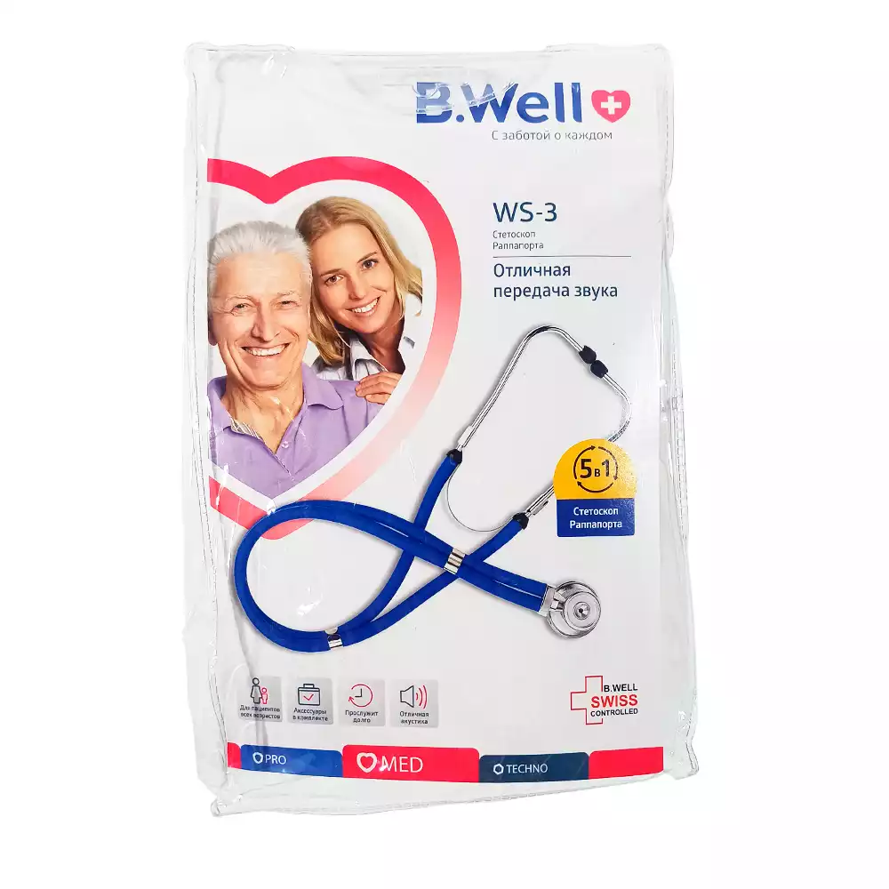Стетоскоп WS-3, Раппапорт красный
