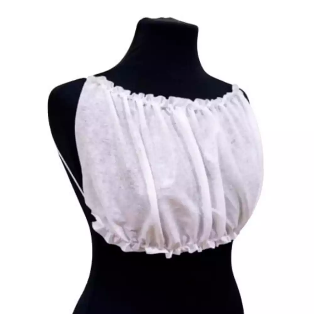 Бюстье с открытой спинкой, спанлейс 40г/м2, белый