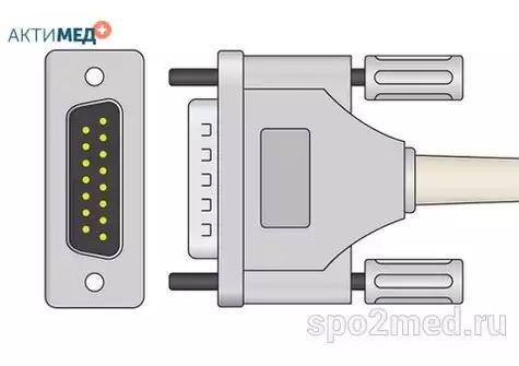 Кабель пациента ЭКГ Schiller, двенадцатиэлектродный, 10 отведений, 3.2М, тип "Банан", для подключения пациента к монитору (единый)