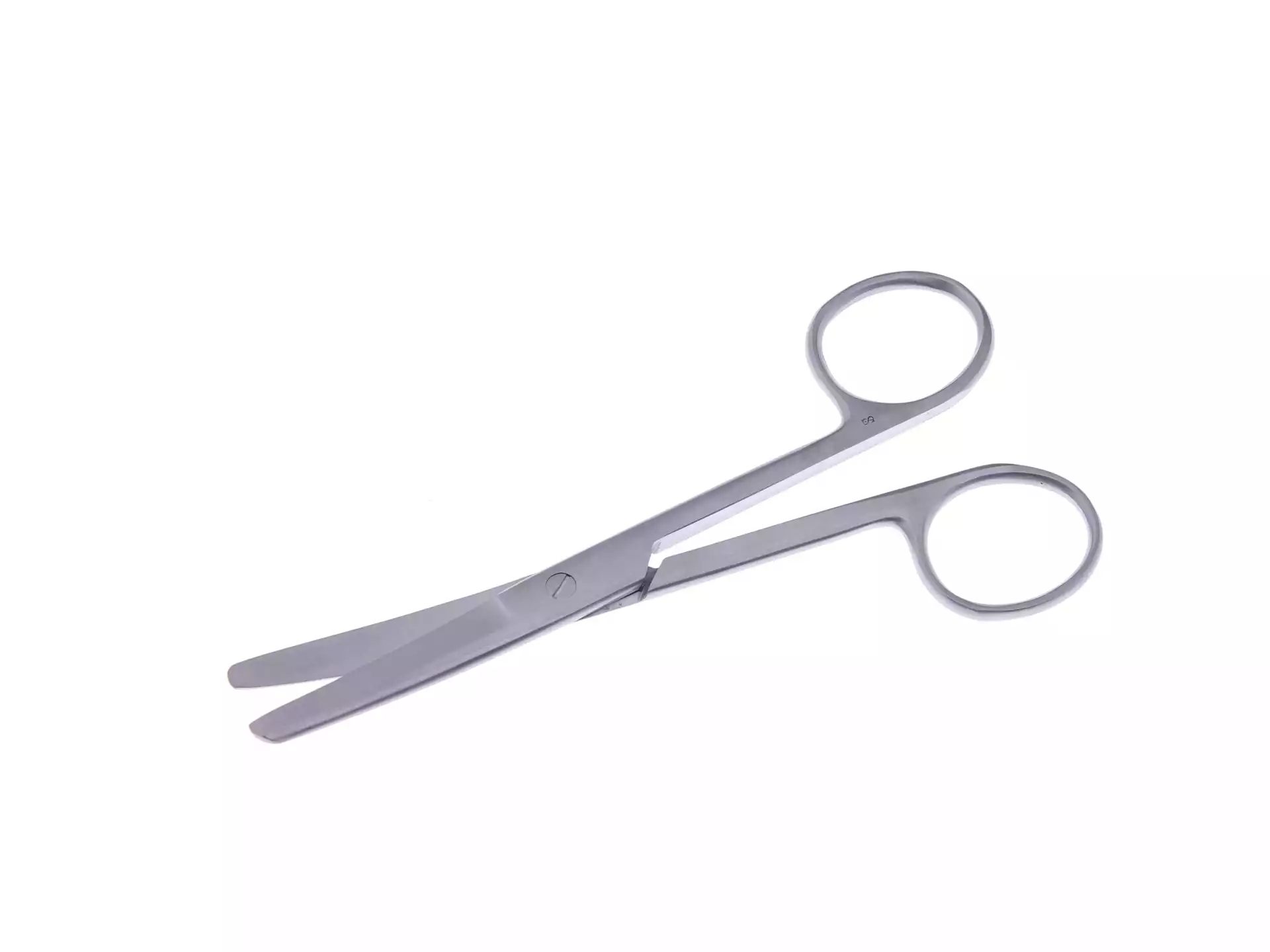 Ножницы Н-3т тупоконечные вертикально-изогнутые, длина 140мм