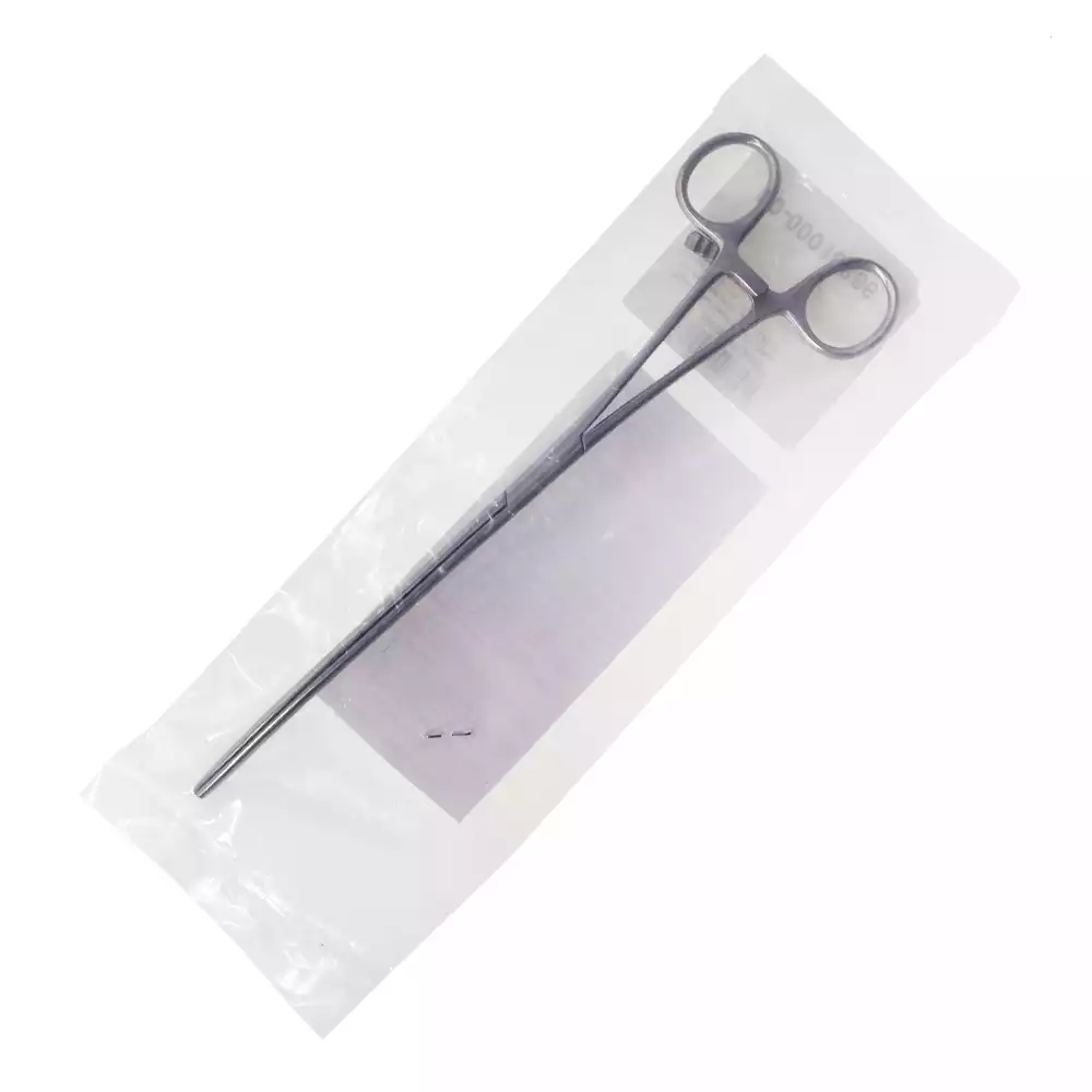 Зажим Doyen кишечный эластичный для взрослых, изогнутый 230мм, аналог З-40-2