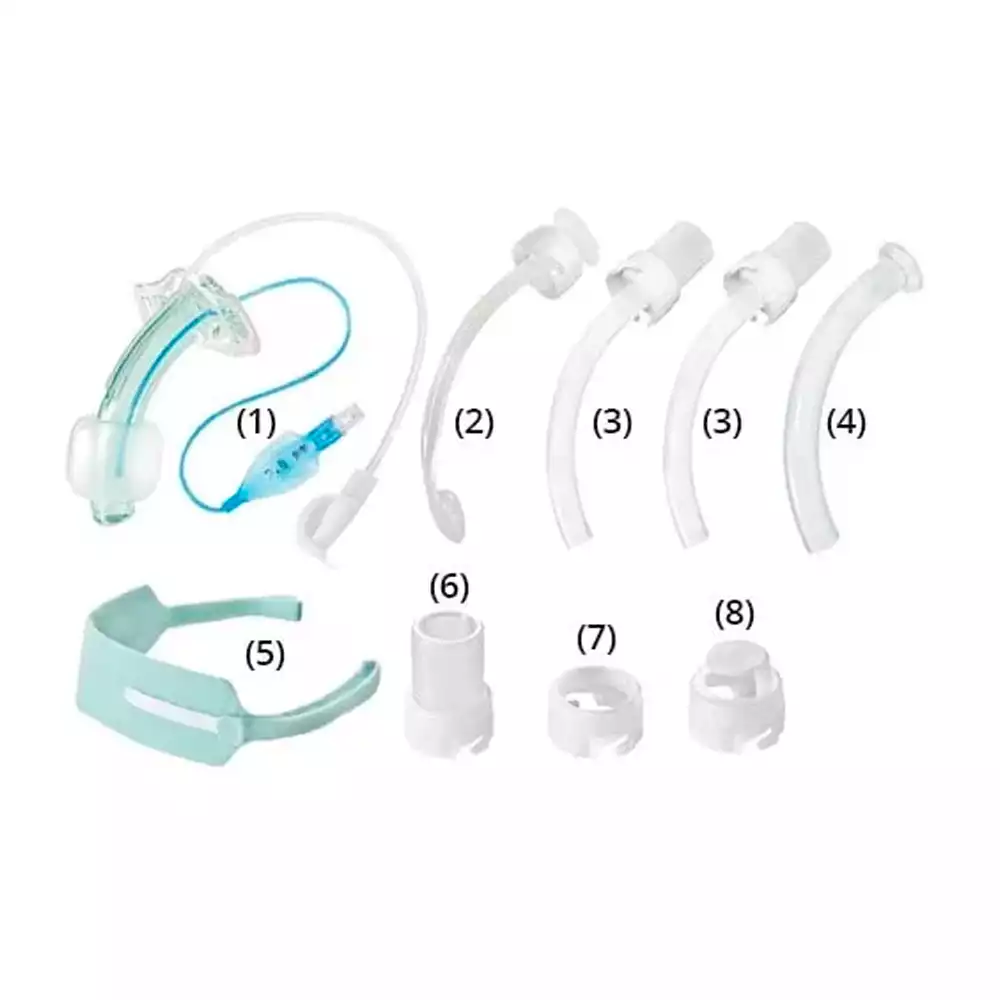 Трубка трахеостомическая KAN с манжетой 9,0 мм, с аспирац. просветом со смен. канюлями, фикс.лента (набор)