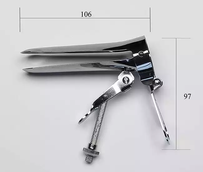 Зеркало влагалищное по Куско, размер №1, 2-х створчатое,  нержавющая сталь