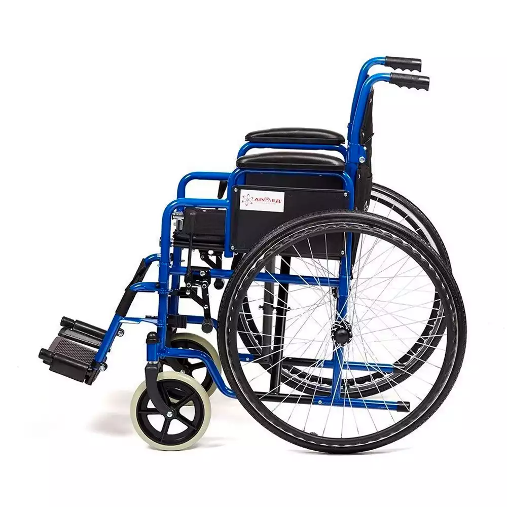 Кресло - коляска для инвалидов, модель H035, колесо 16 дюймов, складное