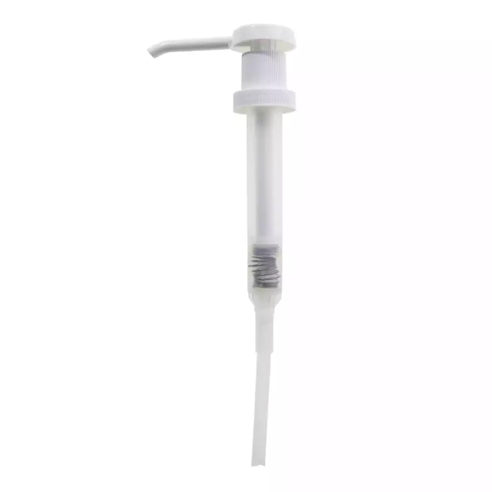 Дозирующее устройство (дозатор-помпа) для канистр 5л, для перелива геля/мыла, длина 24см, диаметр 38/41мм (для Медиагель и Гель универсальный LASER PRO)