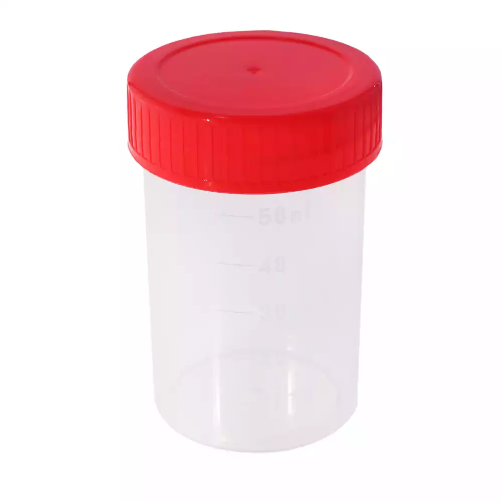 Контейнер 60мл, для взятия биоматериала, нестерильный, без лопаточки, инд.упаковка