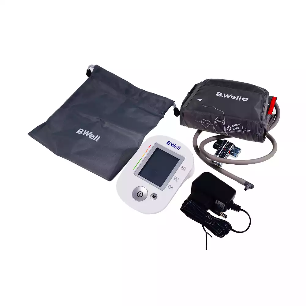 Тонометр B.Well PRO 35+ usb-кабель питания, с универсальной манжетой 22-42см, память 30