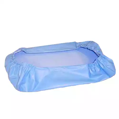 Наматрасник, размер 210*90*20см, материал ЧКР-ТК-4, влагонепроницаемый из синтетической ткани (полиэстер 100%) плотностью 300 г/м2, голубой