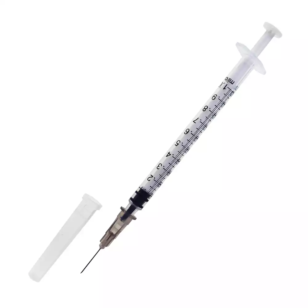 Шприц 1,0мл инсулин/туберкулиновый, 3-х компонентный, игла 27G (0,40*13мм), стерильный