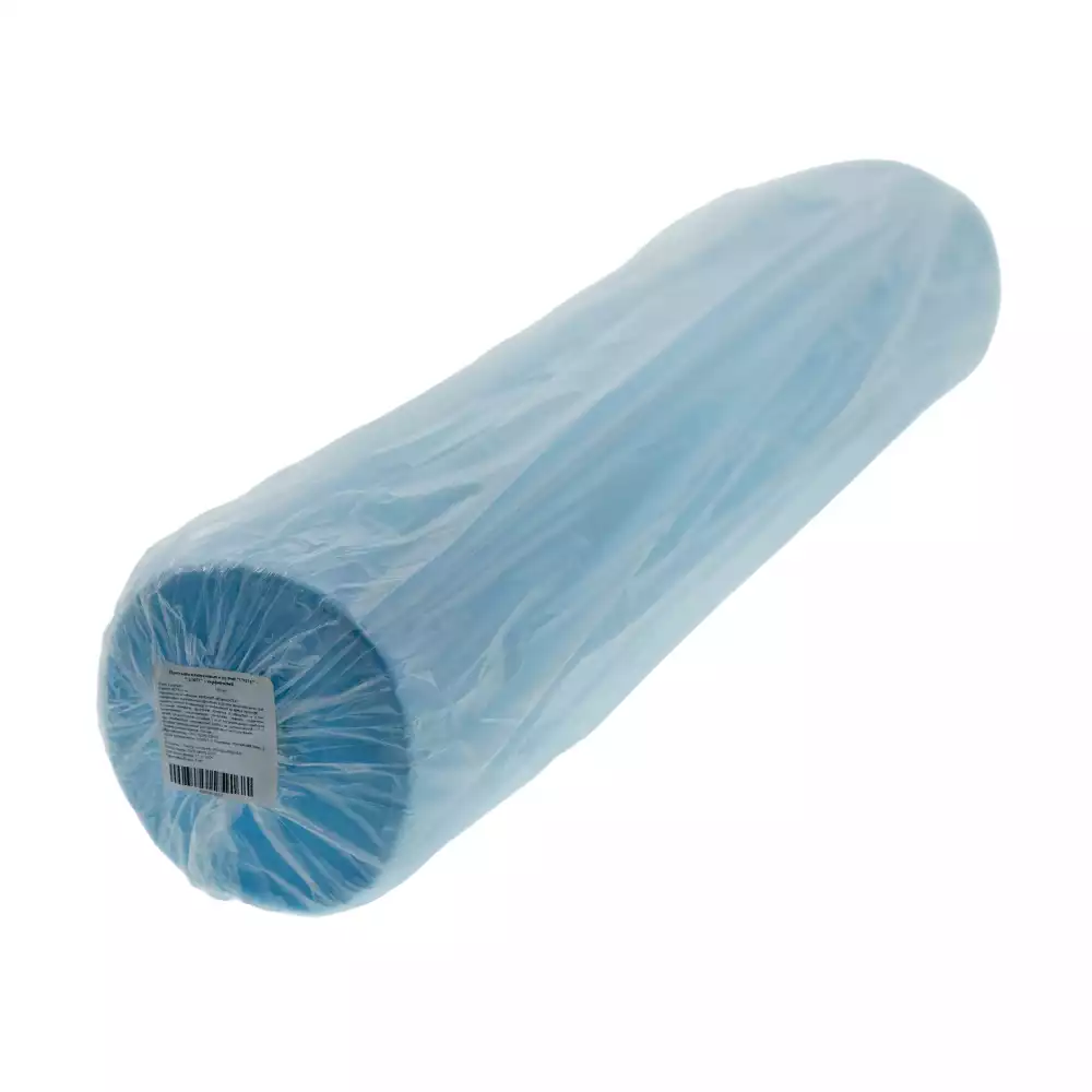 Рулон гигиенический Unite Элит, размер простыни 80см*200см, материал СМС 20/м2, с перфорацией №100, голубой