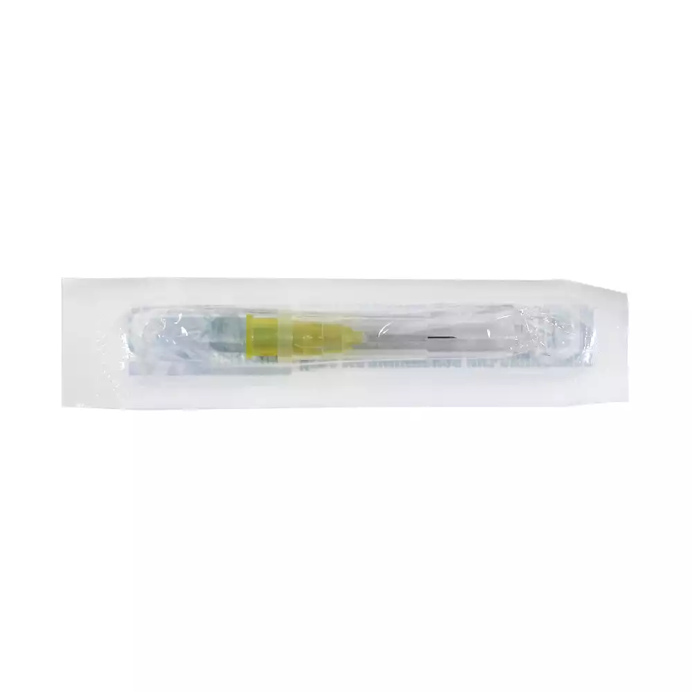 Игла для микроинъекций КОМЕТАLINE 30G (0,3х13мм), тонкая стенка, стерильная, желтая