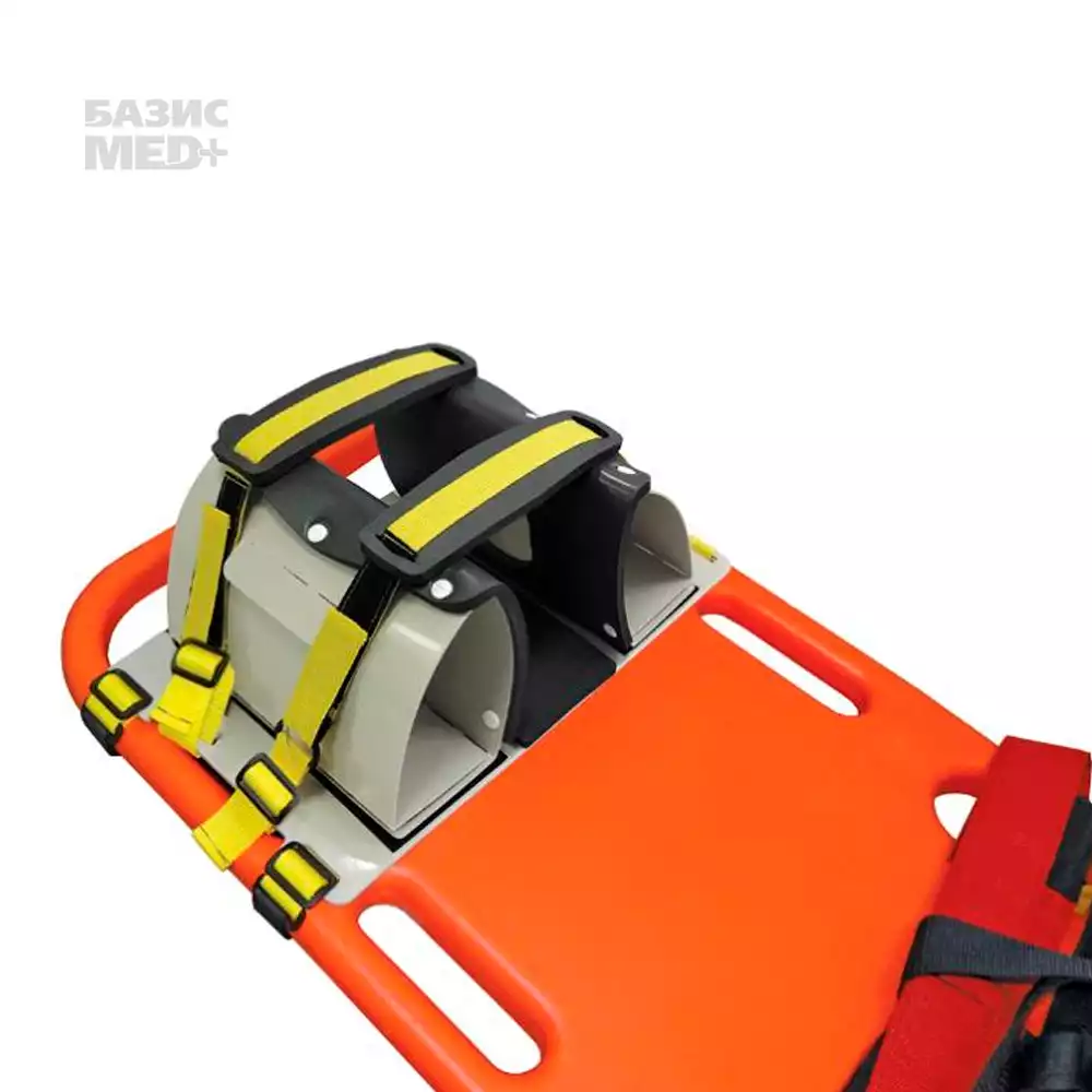 Щит спинальный иммобилизационный YXH-1A6A - 1шт, Фиксатор головы складной иммобилизационный ФГС-01-Медплант - 1шт