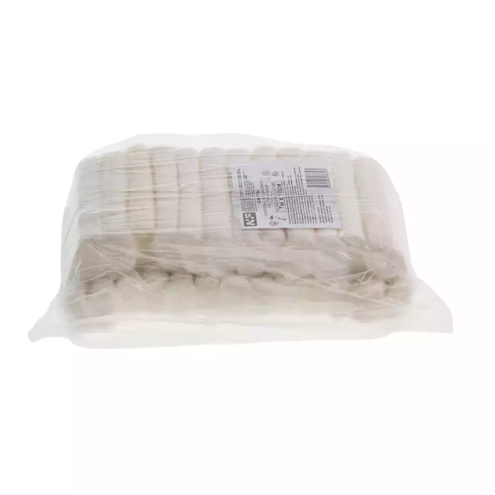 Бинт NF марлевый, размер 7м*10см, плотность 36г/м2, нестерильный