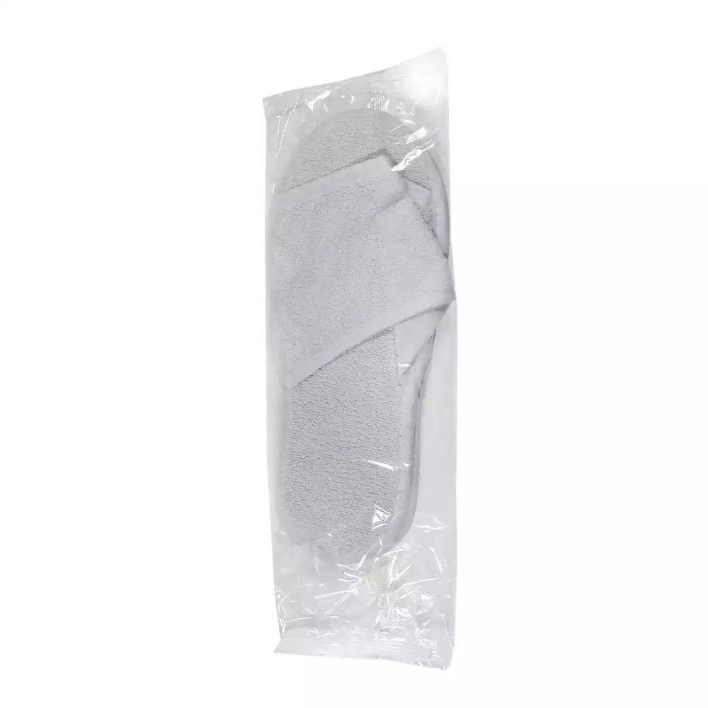 Тапочки "Классик", махровые, с открытым мысом, размер 38-42, цвет белый, одноразовые