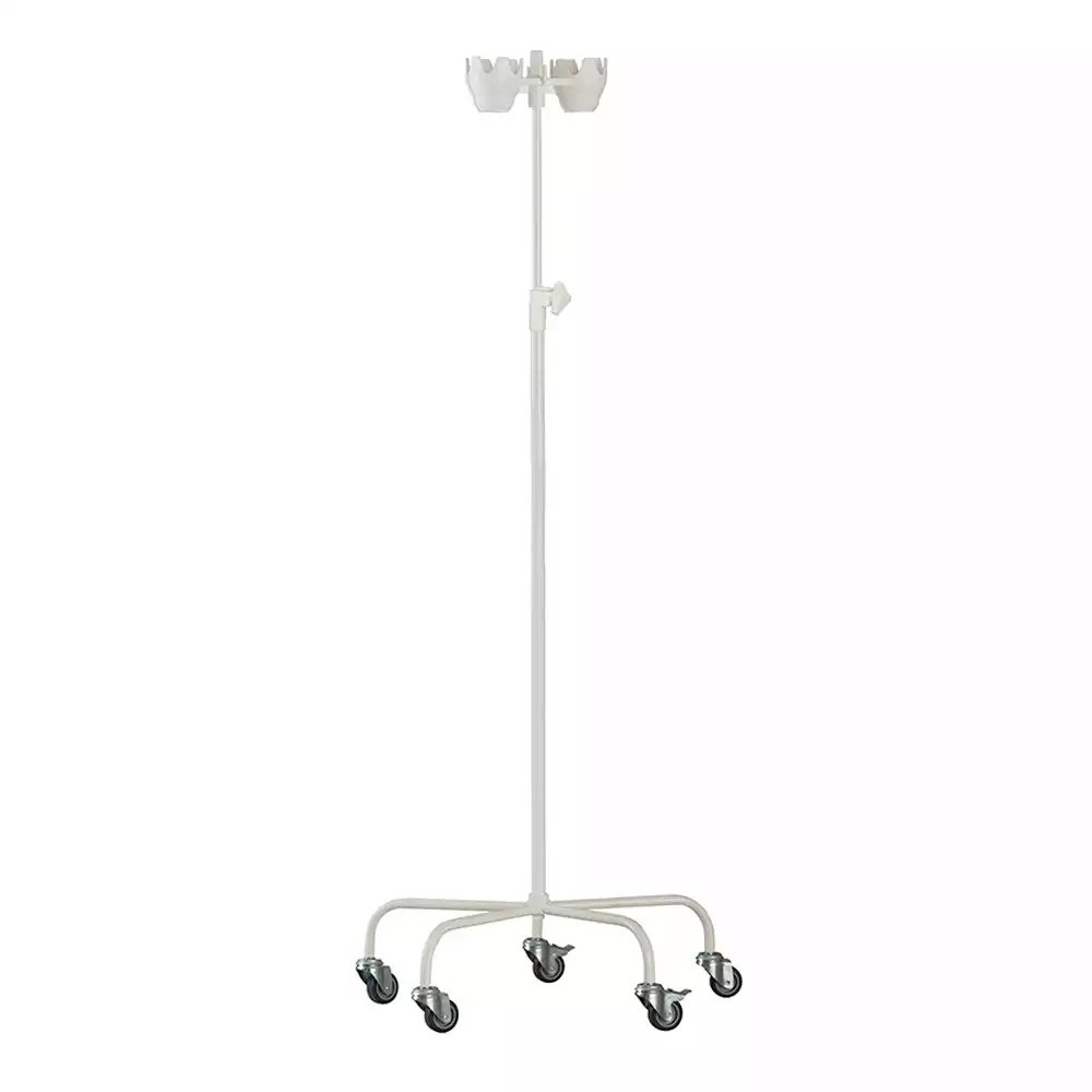 Штатив ШВ-01-МСК (310-01) для вливания пятиопорный телескопический, на колесах, размер 640х1200-2000мм