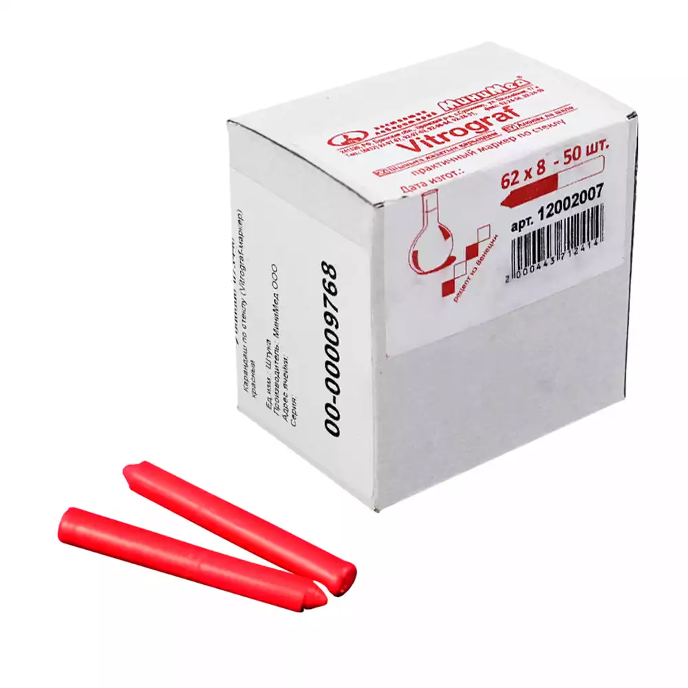 Карандаш по стеклу Vitrograf-маркер красный