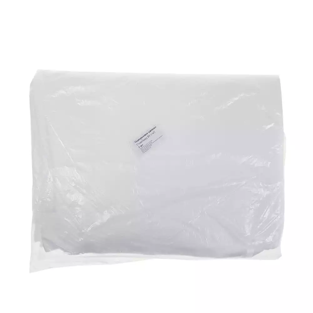 Халат (кимоно) с запахом, материал спанбонд 80г/м2, длина 110см, нестерильный, цвет белый