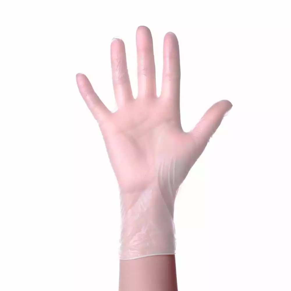 Перчатки Basic Vinyl, виниловые, размер L, вес 8,0 г/пара, неопудренные, нестерильные, упаковка 50 пар