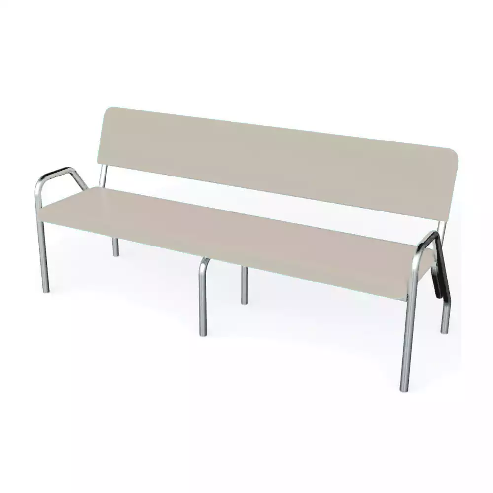 Банкетка БС3, со спинкой, размер 1900x660x850мм