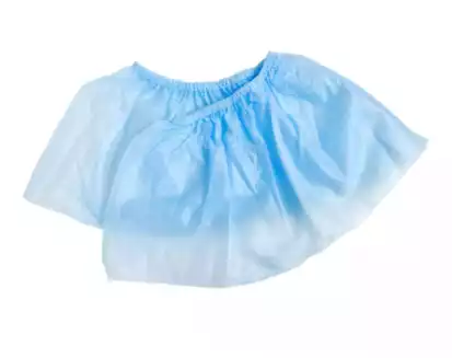 Бахилы "Эконом+" полиэтиленовые, гладкие, вес 2,2+/-0,2 гр/пара, размер 400*150мм, синие