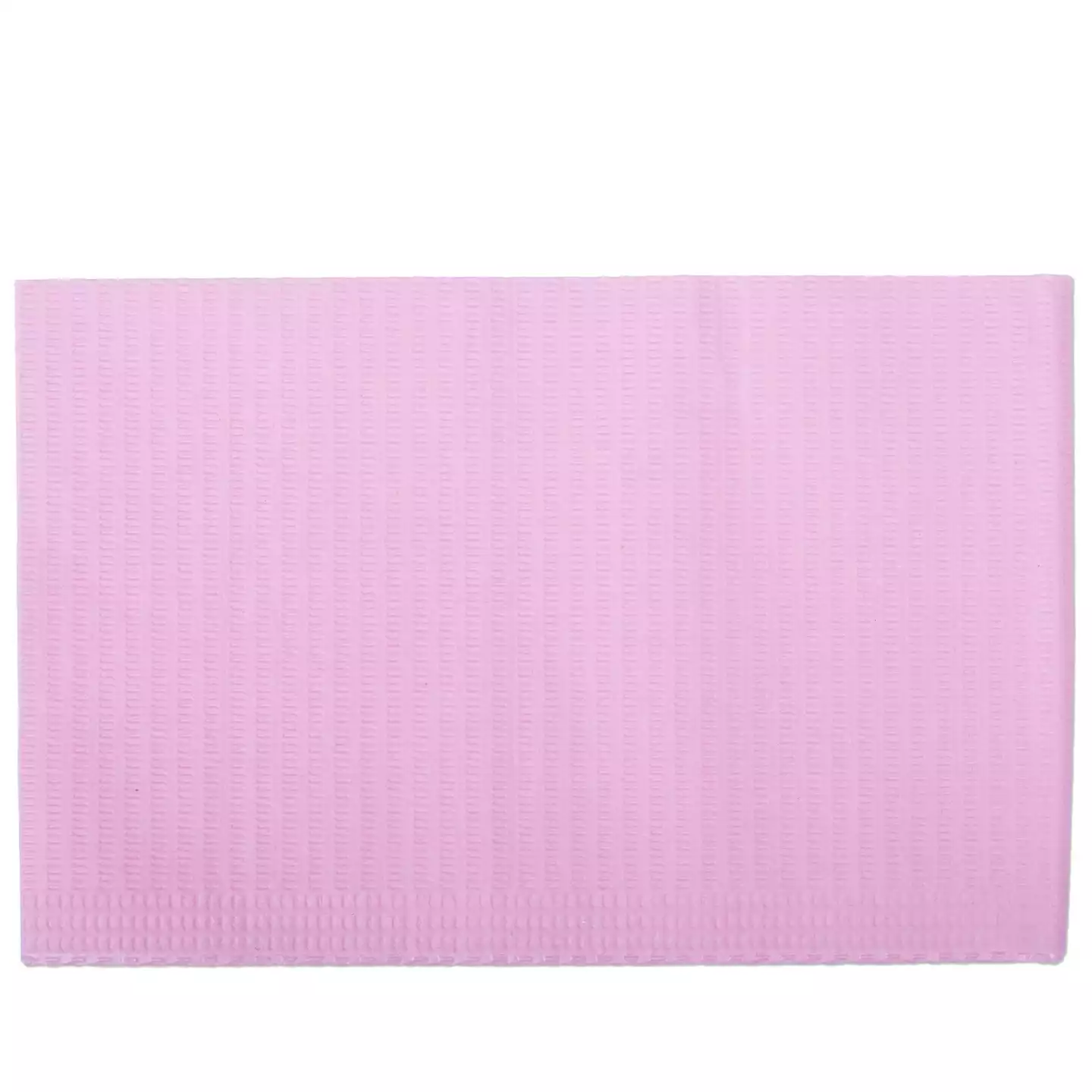 Салфетка-нагрудник Euro Standart, размер 35*45см, 3-х слойные, 2 сл.бумага+полиэтилен, нестерильная, цвет розовый