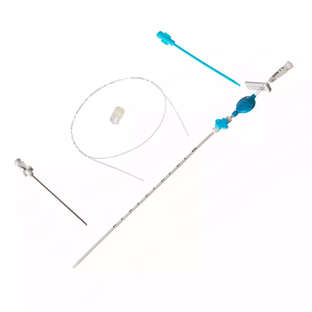 Набор КПРВ (1,6*1,0-0,8) с J-обр. металлическим проводником, стерильный, полиуретановый