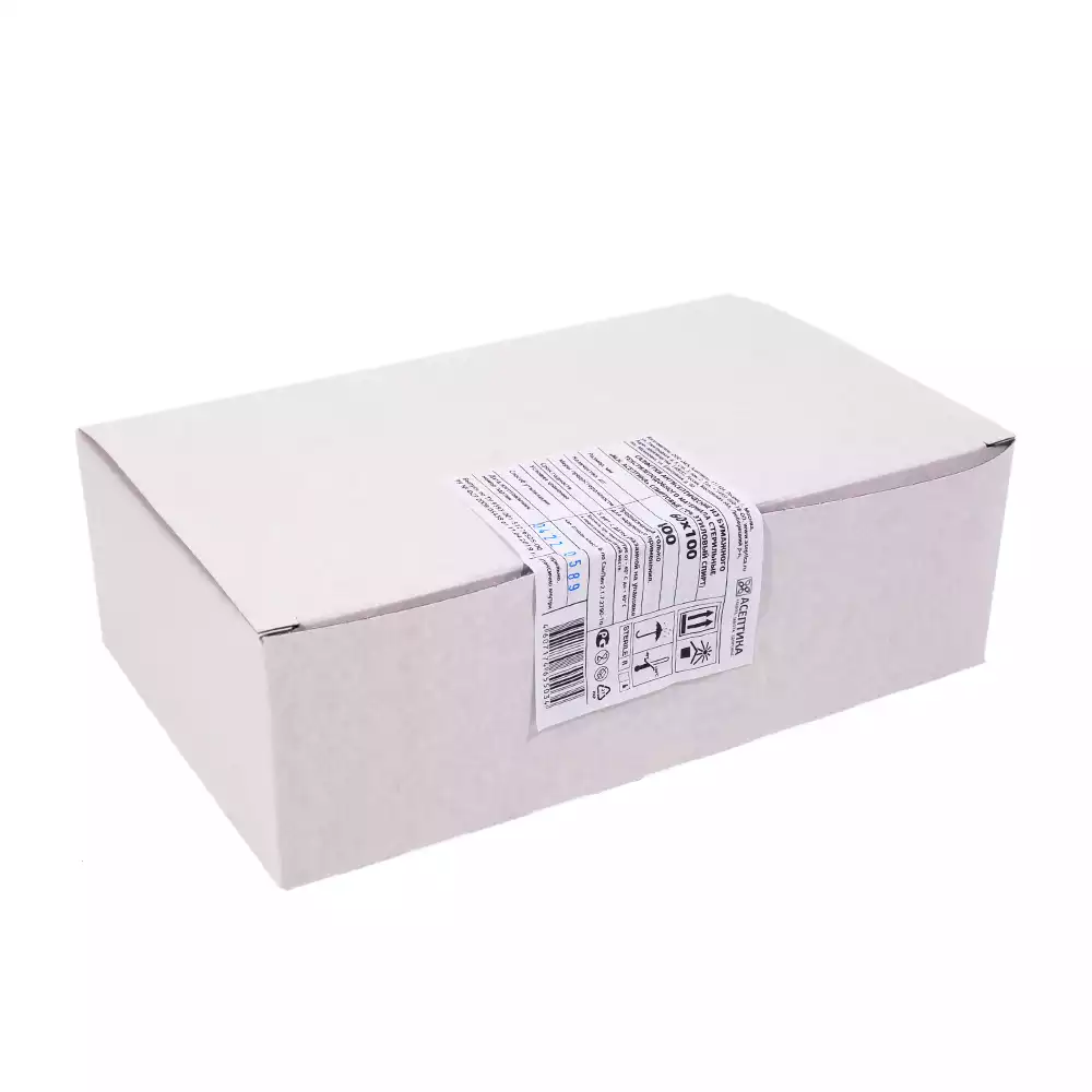 Салфетка спиртовая антисептическая для инъекций, размер 60*100мм, 70% этиловый спирт