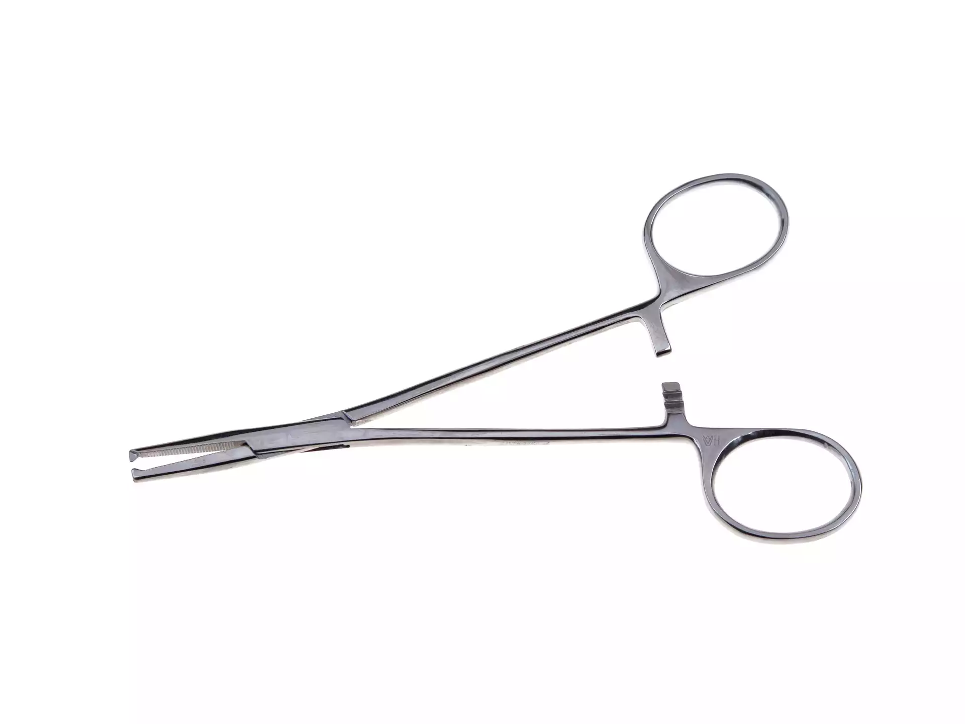 Зажим З-21 кровоостанавливающий 1x2 зубый зубчатый прямой №1, длина 150мм