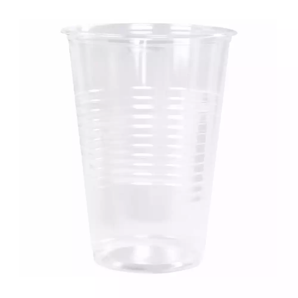 Стакан одноразовый Лайма 0,2 л, пластиковый, прозрачный